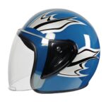 Helmet Open Face Flame - Image 4