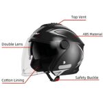 Helmet Open Face Double Lens - Image 9