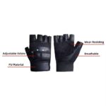 Gloves Half-Finger Leather - Image 5