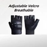 Gloves Half-Finger Leather - Image 4